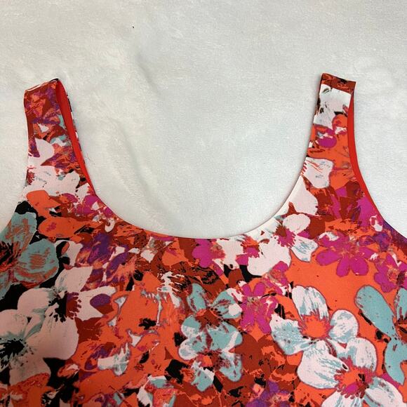 Romeo & Juliet Sleeveless Scoop Neck Flowy Floral Blouse Size S Bloomcore Summer - Picture 6 of 12